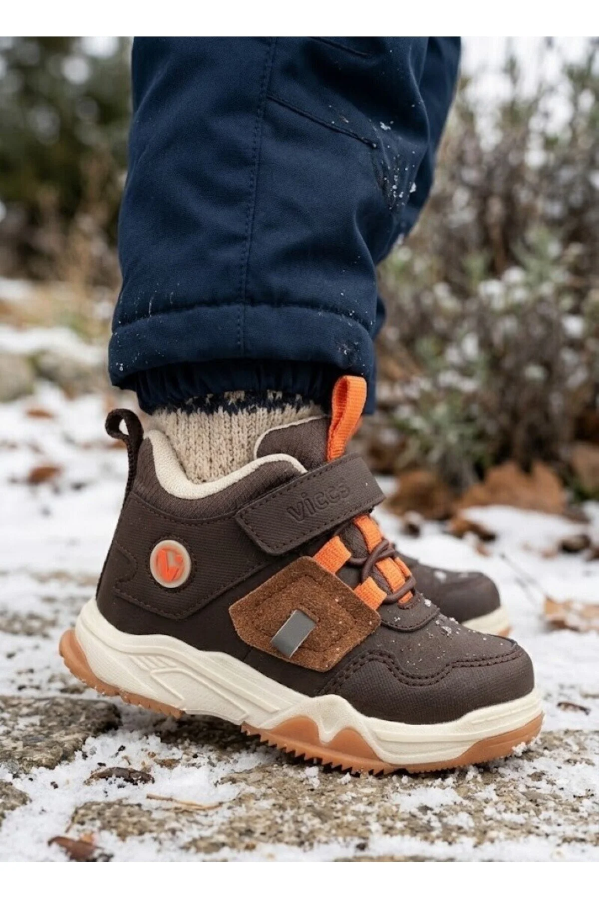 Outdoor Kışlık Bebek Çocuk Günlük Bot Siyah - Görsel 10