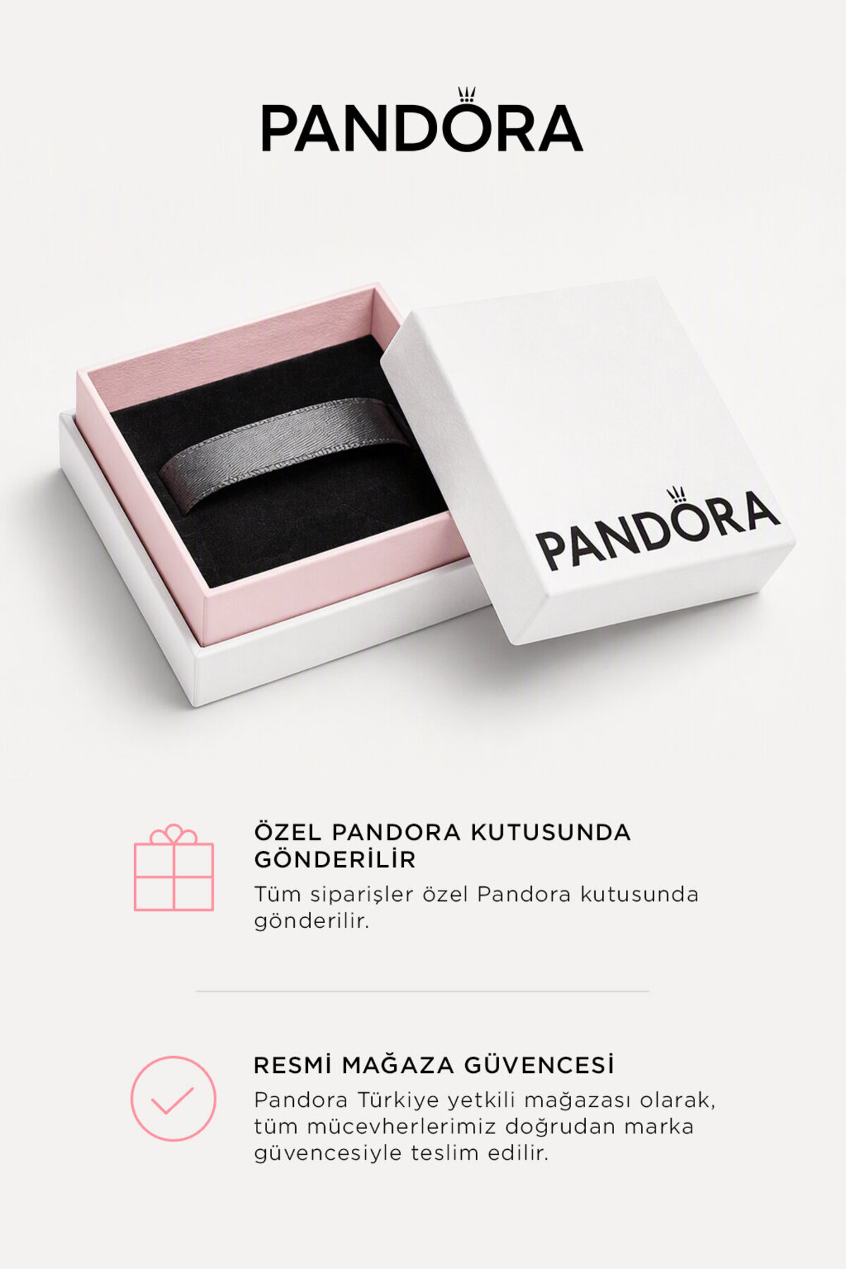 Pandora Moments Kalp Klipsli 925 Ayar Gümüş Yılan Zinciri Bileklik Charm Uyumlu