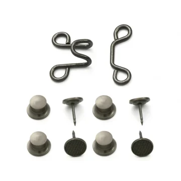 Pantolon Elbise Daraltıcı Iğne Dikişsiz Bel Daraltma Klipsi Aparatı Kemer Metal Sade Gümüş