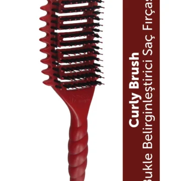 Pro Curly Saç Fırçası - Kıvırcık Saçlar İçin Bukle Belirginleştirici, Kıvırcık Kız Metodu