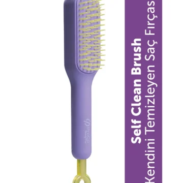 Pro SelfCleanBrush - Saç Açma Tarama Masaj Fırçası- Kendini Temizleyen Saç Fırçası