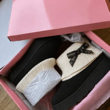 Ribbon Couture Peluş Dokulu Bot