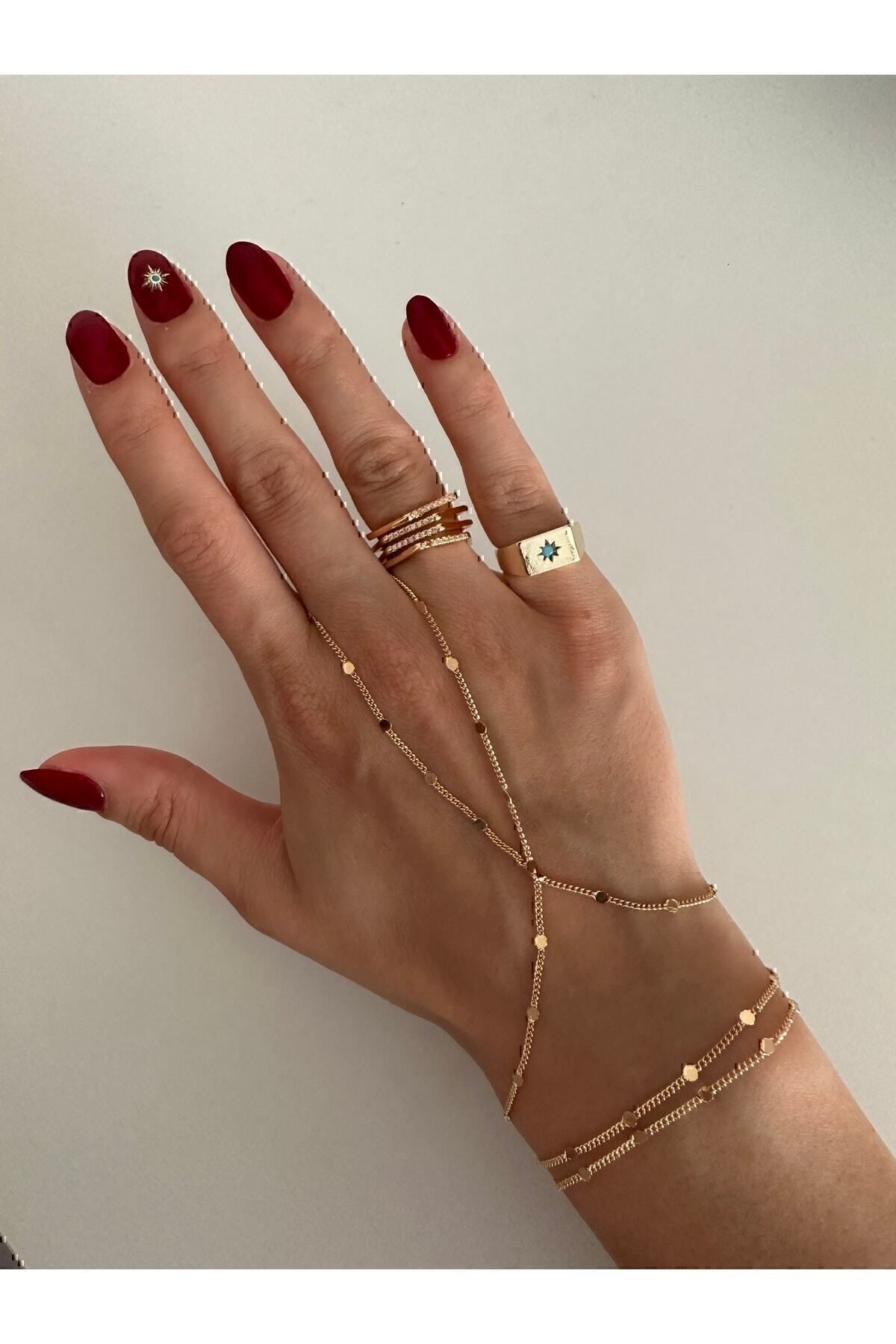 ringbox Gold Pullu Ince Zincir Şahmeran