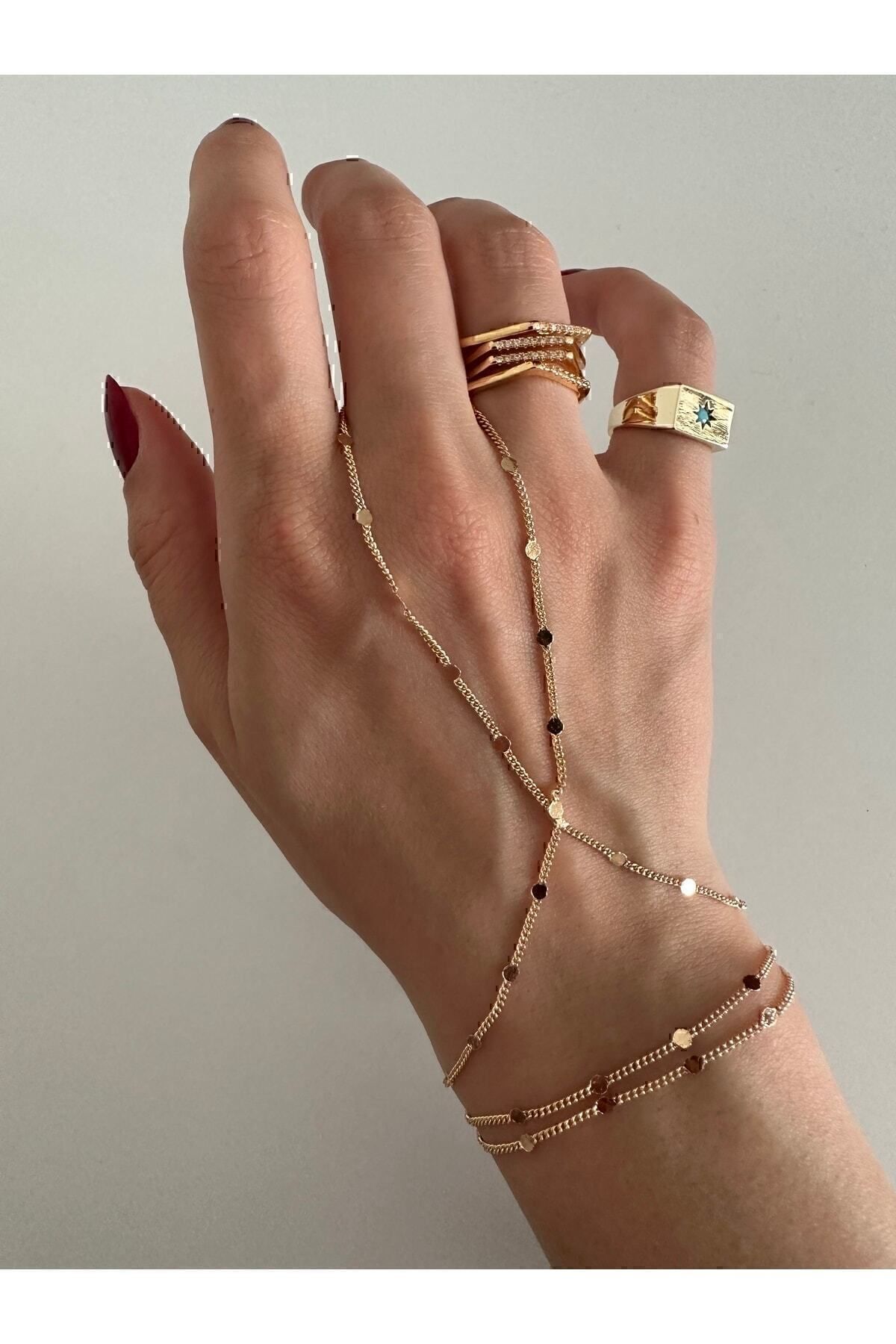 ringbox Gold Pullu Ince Zincir Şahmeran