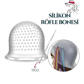 Rose Silikon Saç Boyama Röfle Bonesi + Tığ Aparat