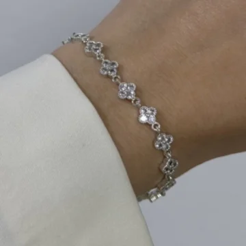 SIRALI YONCA BİLEKLİK 14+5 CM