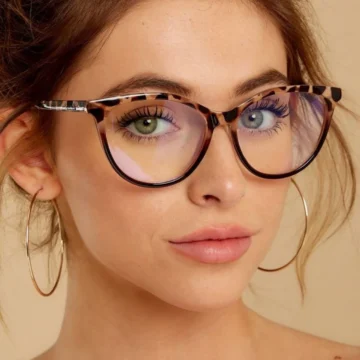 Sırıus Cat Eye Leopar Mavı Işık Korumalı Blue Block Gözlük