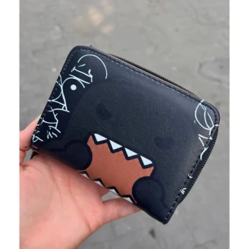 Siyah Domo Kun Grafiti Unisex Cüzdan