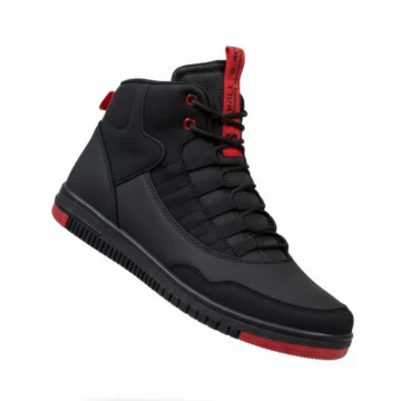 Siyah Kırmızı Erkek Sneaker Bot 00122262
