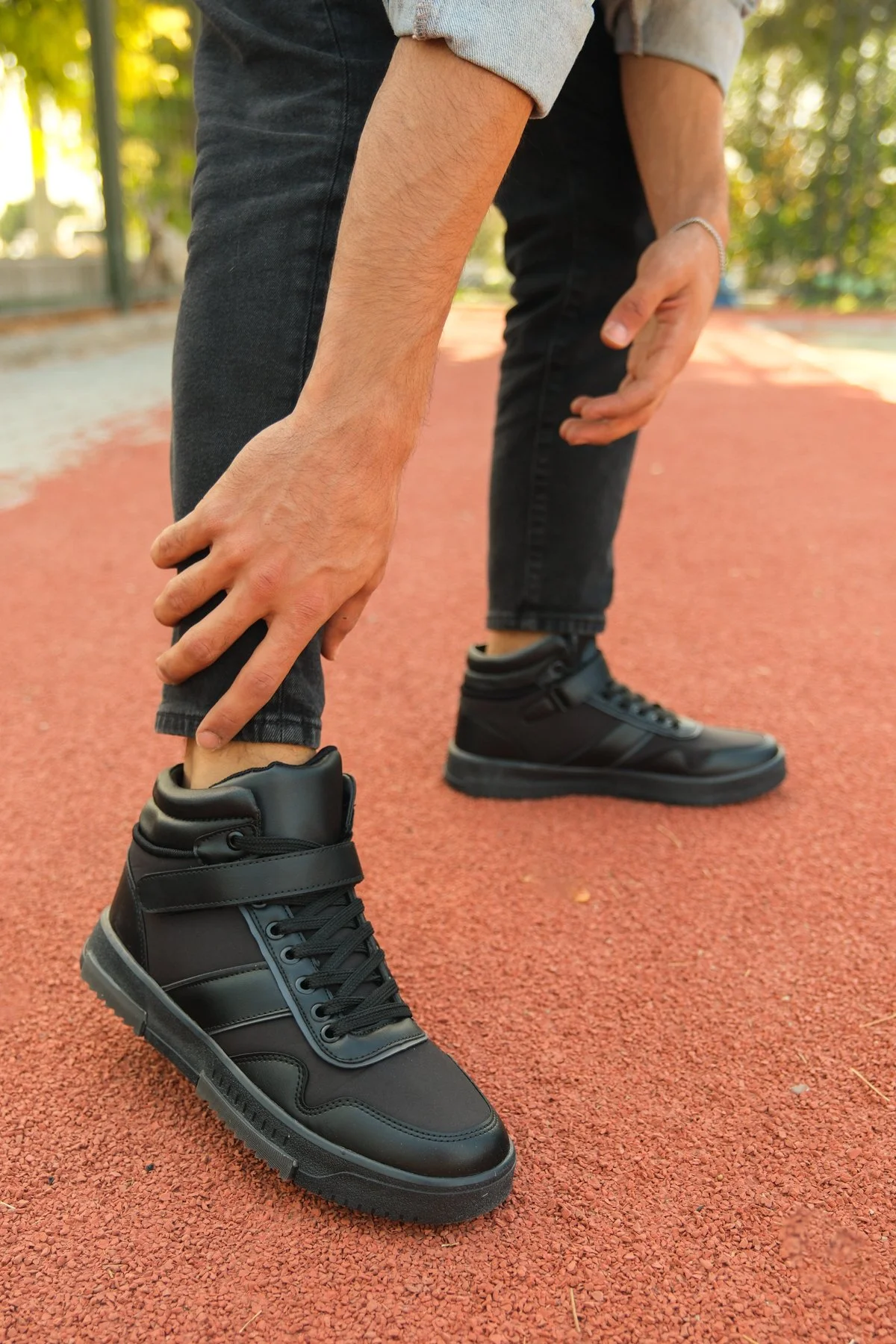 Siyah Siyah Erkek Sneaker Bot 00122935 - Görsel 10