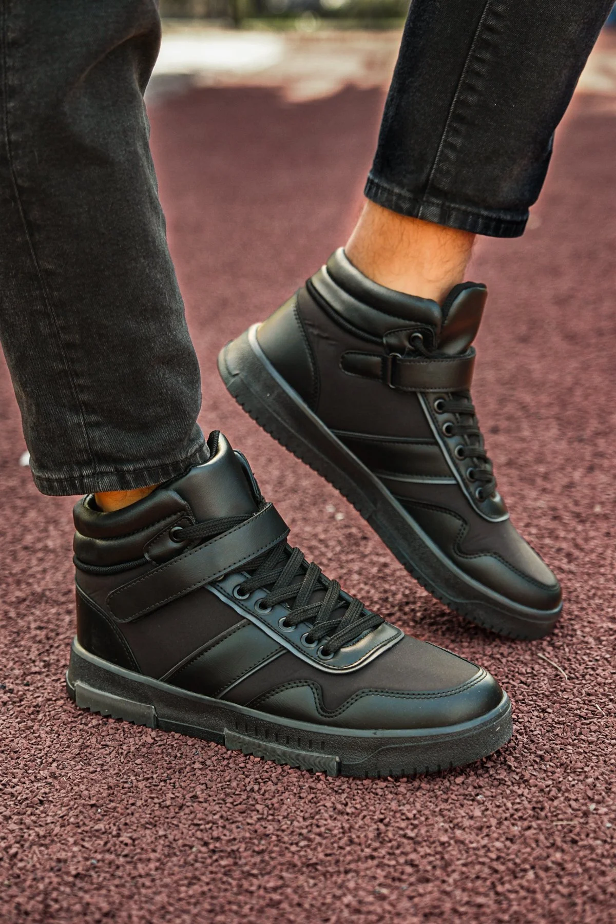 Siyah Siyah Erkek Sneaker Bot 00122935 - Görsel 6