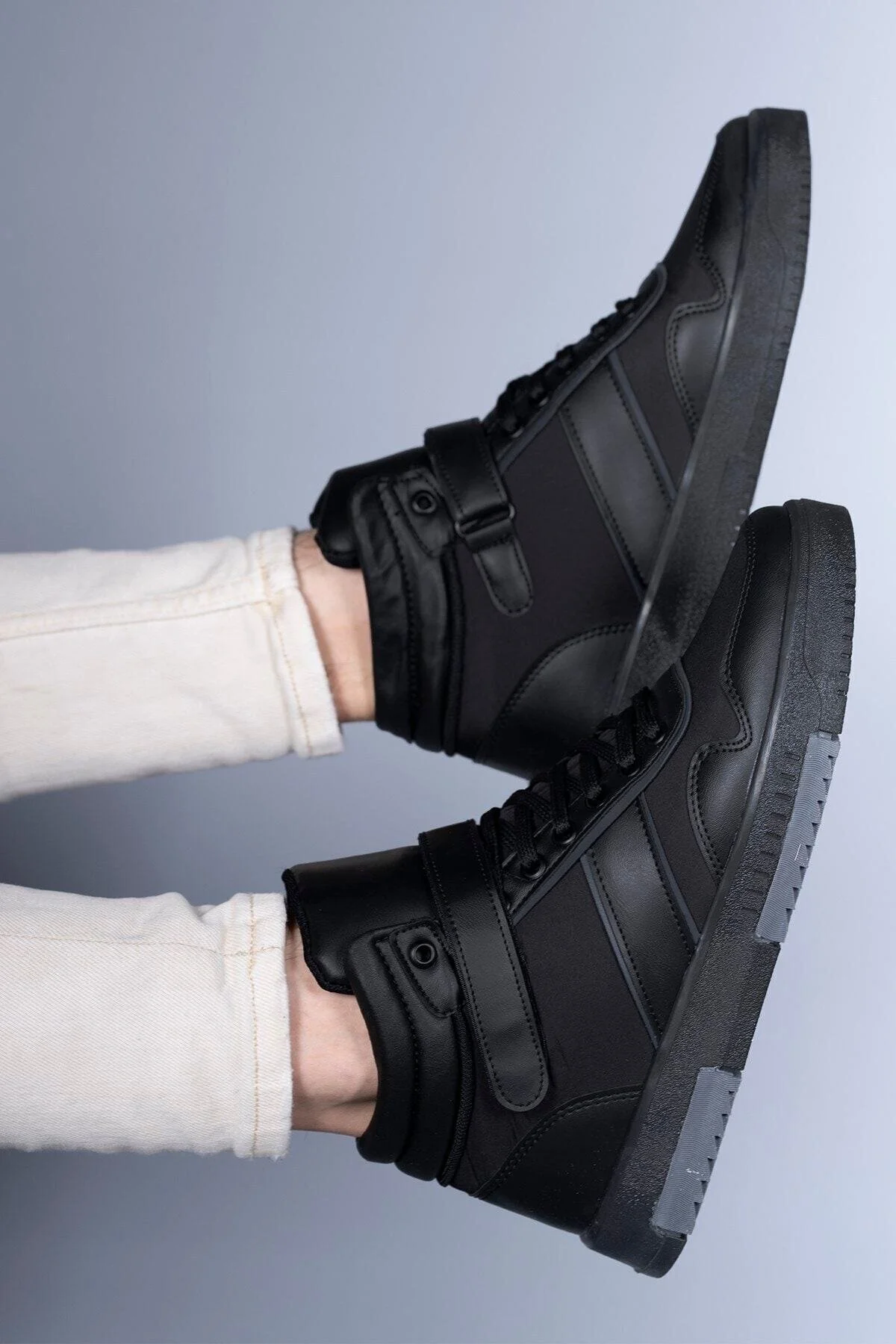 Siyah Siyah Erkek Sneaker Bot 00122935 - Görsel 7