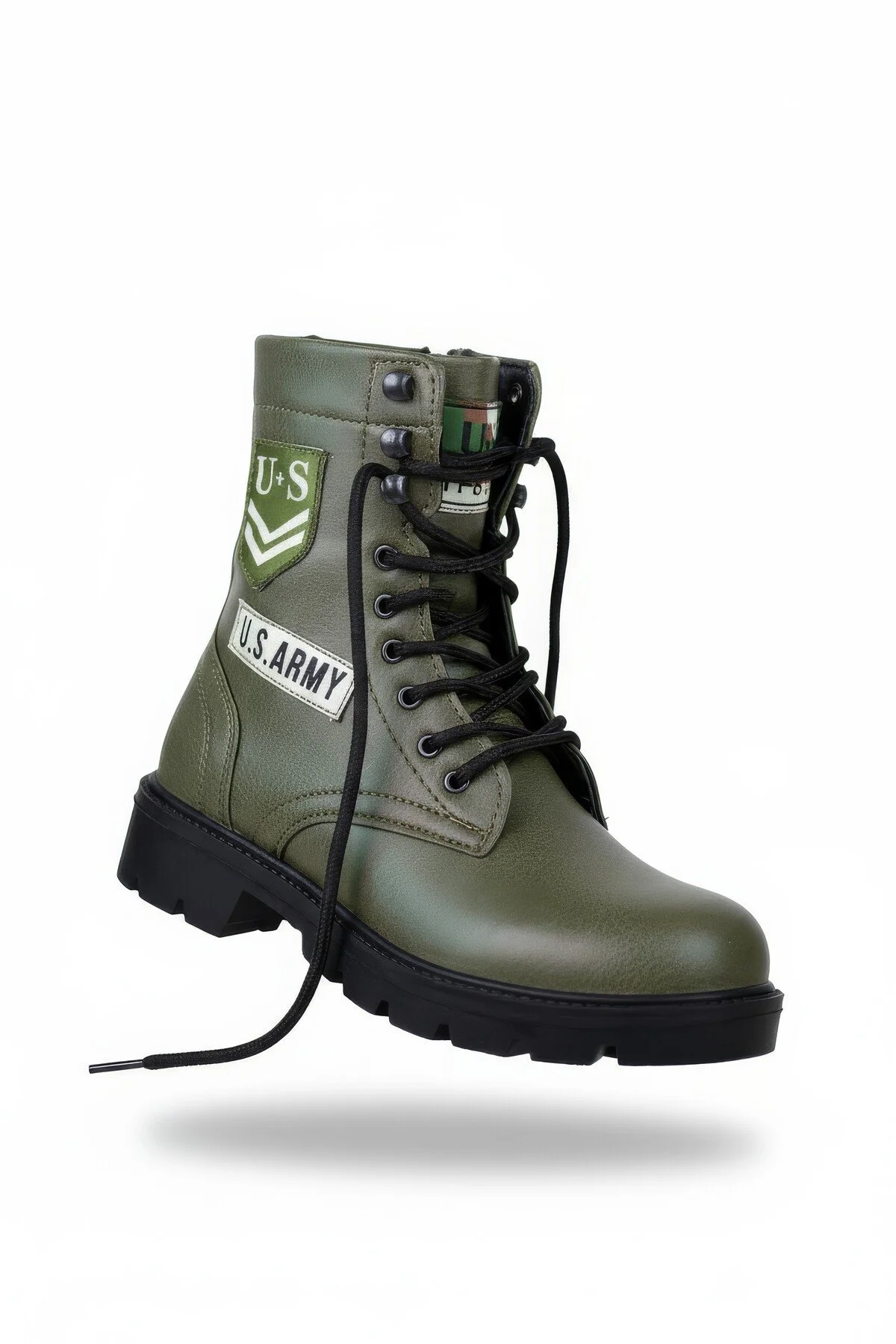 Siyah Unisex Biker Bot 0012538