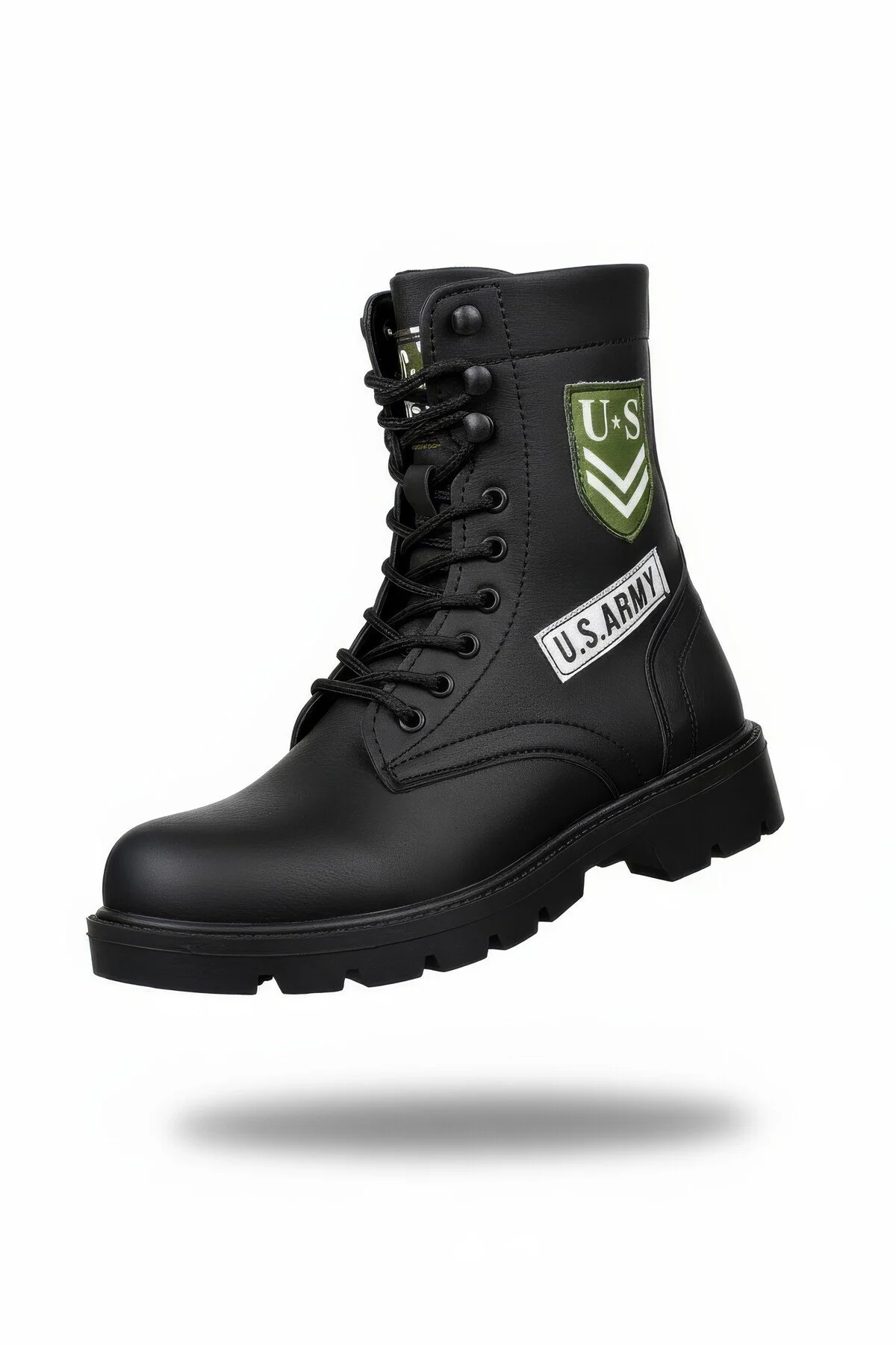 Siyah Unisex Biker Bot 0012538 - Görsel 4