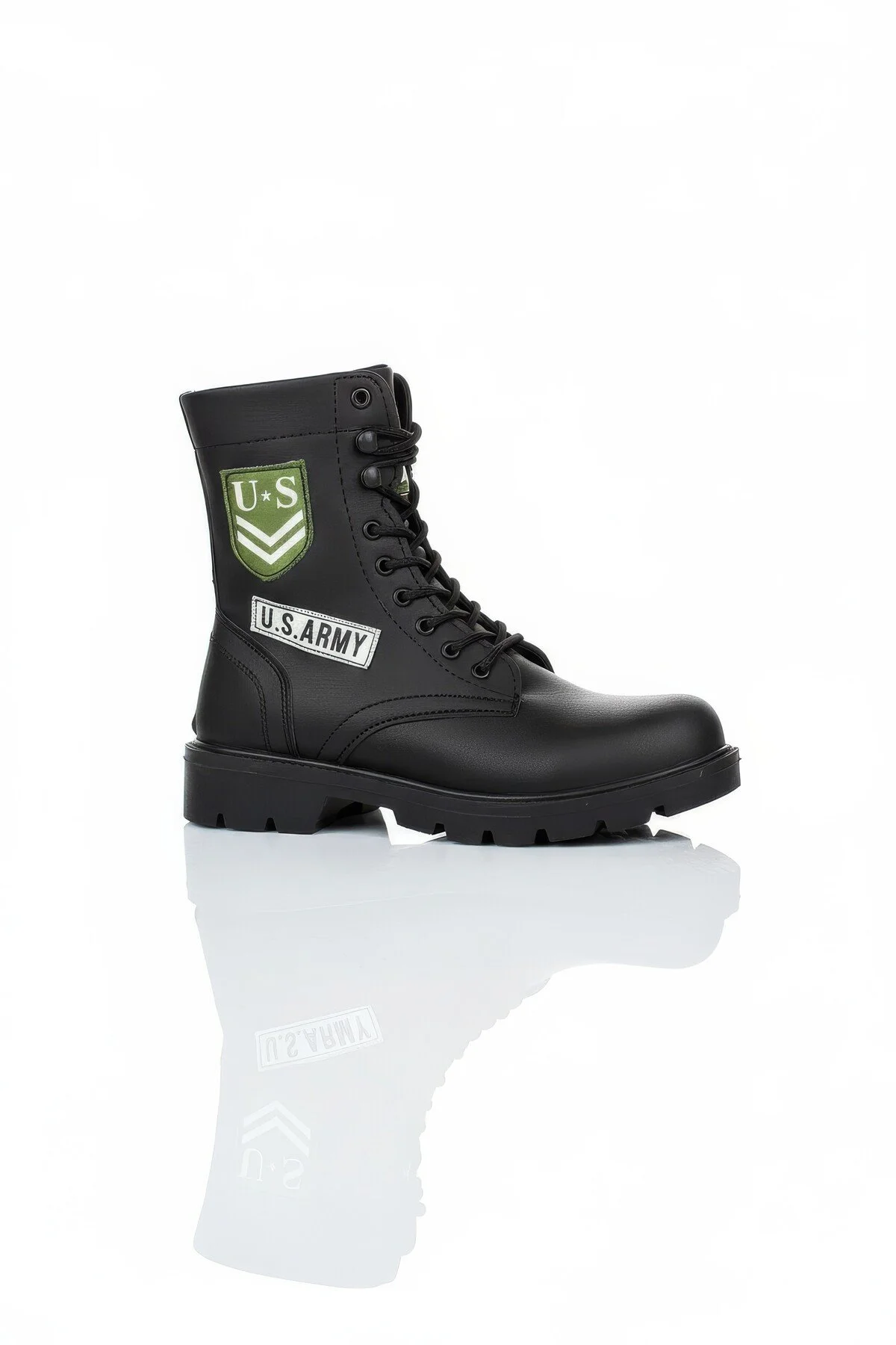 Siyah Unisex Biker Bot 0012538 - Görsel 5