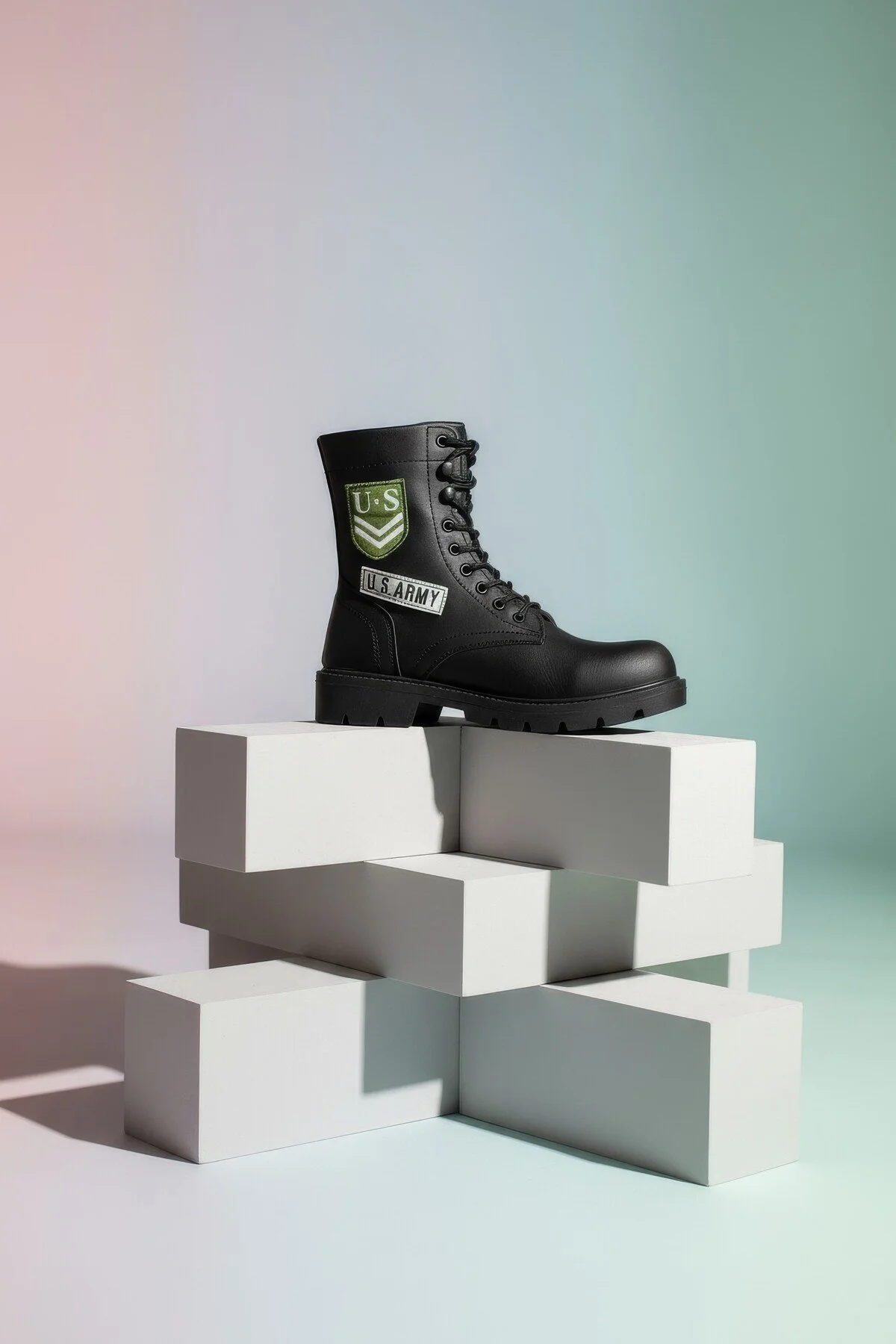 Siyah Unisex Biker Bot 0012538 - Görsel 6