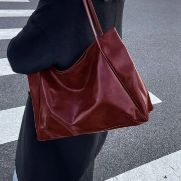 Soft Model Bordo Kadın Omuz Ve Kol Çantası