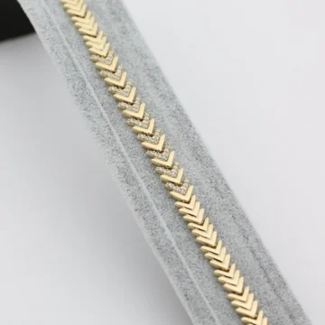 Stil Incisi/ 14 Ayar Altın Kaplama Rihanna Zirkon Taşlı Model Bileklik