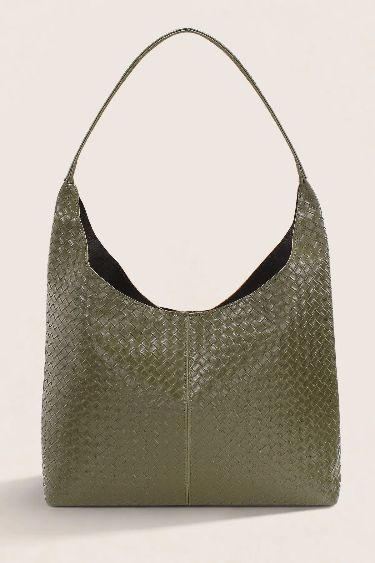 Süet Siyah Shopper Vintage Çanta 284 - Görsel 2