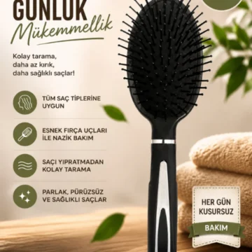 Tarak Saç Fırçası ve Tarak Saç Şekillendirici Tarak Saç Düzleştirici Tarak Hacim Tarağı Saç Masaj Tarağı Sihirli Tarak Profesyonel Tarak Seti Saç Şekillendirme Seti Mucizevi Tarak