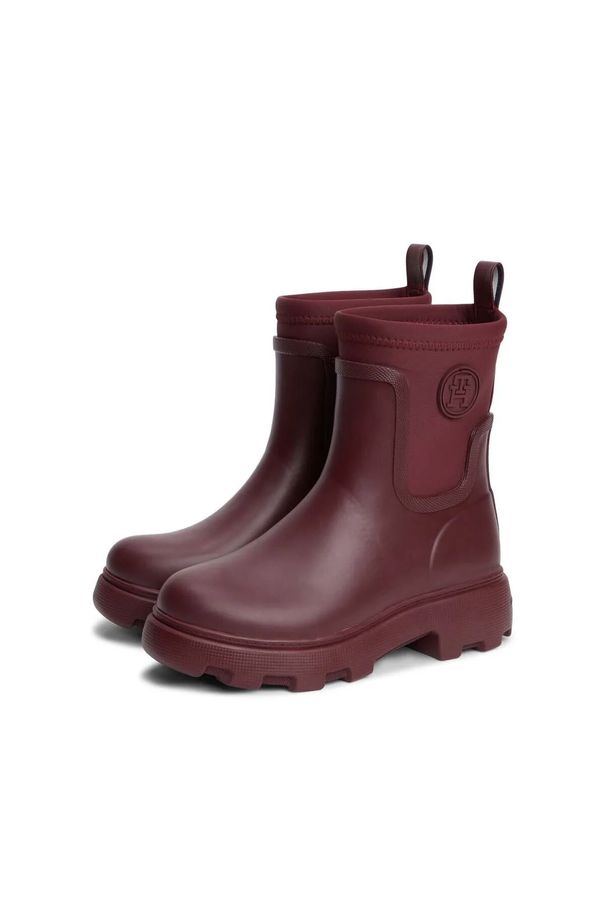 TH Stamp Warm Bilekte Yağmur Botu Bordo FW0FW09544-XUT
