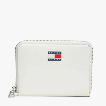 TJW Must Orta Boy Fermuarlı Kadın Beyaz Cüzdan AW0AW18090YBI