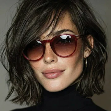 Tom Oval Leopar Yeşil cam Yeni Sezon Unisex Model 50 Ekartman