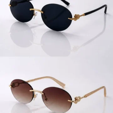 TREND MODEL KADIN SİYAH VE KAHVE 2'Lİ SET UV 400 KORUMALI
