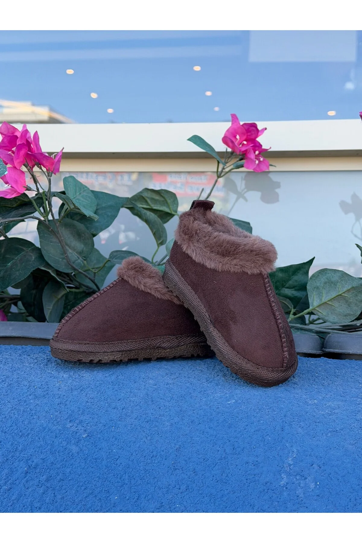Unisex Çocuk Bilek Boy İçi ve Boynu Kürklü Bot 1 BEDEN BÜYÜK ALINIZ - Görsel 5