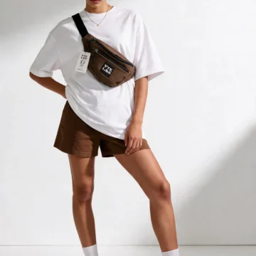 Unisex Koyu Kahve Omuz Ve Bel Çantası