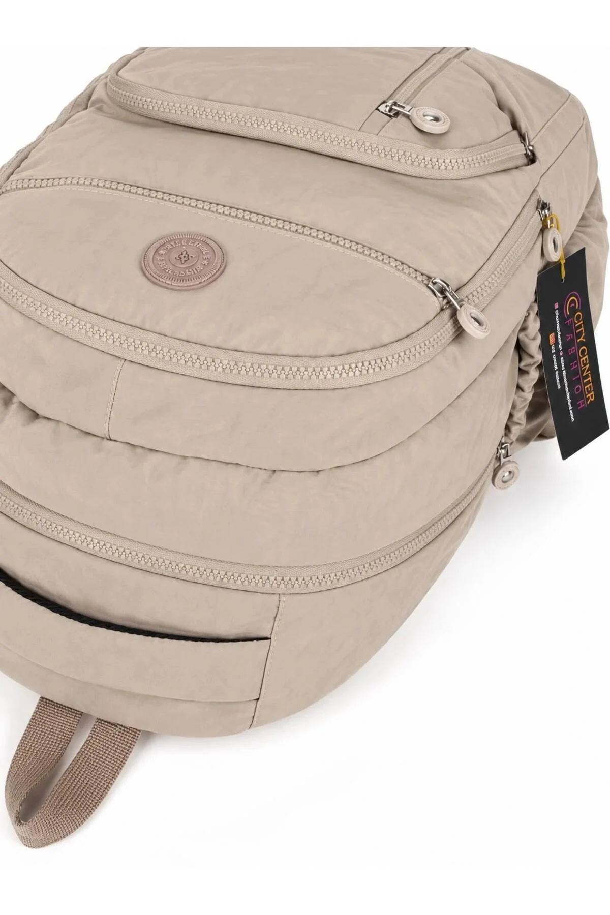 Unisex Krinkıl Su Geçirmez Kumaş Büyük Boy Çok Gözlü Okul Ve Seyahat Sırt Çantası Cty-lbn-101 - Görsel 9