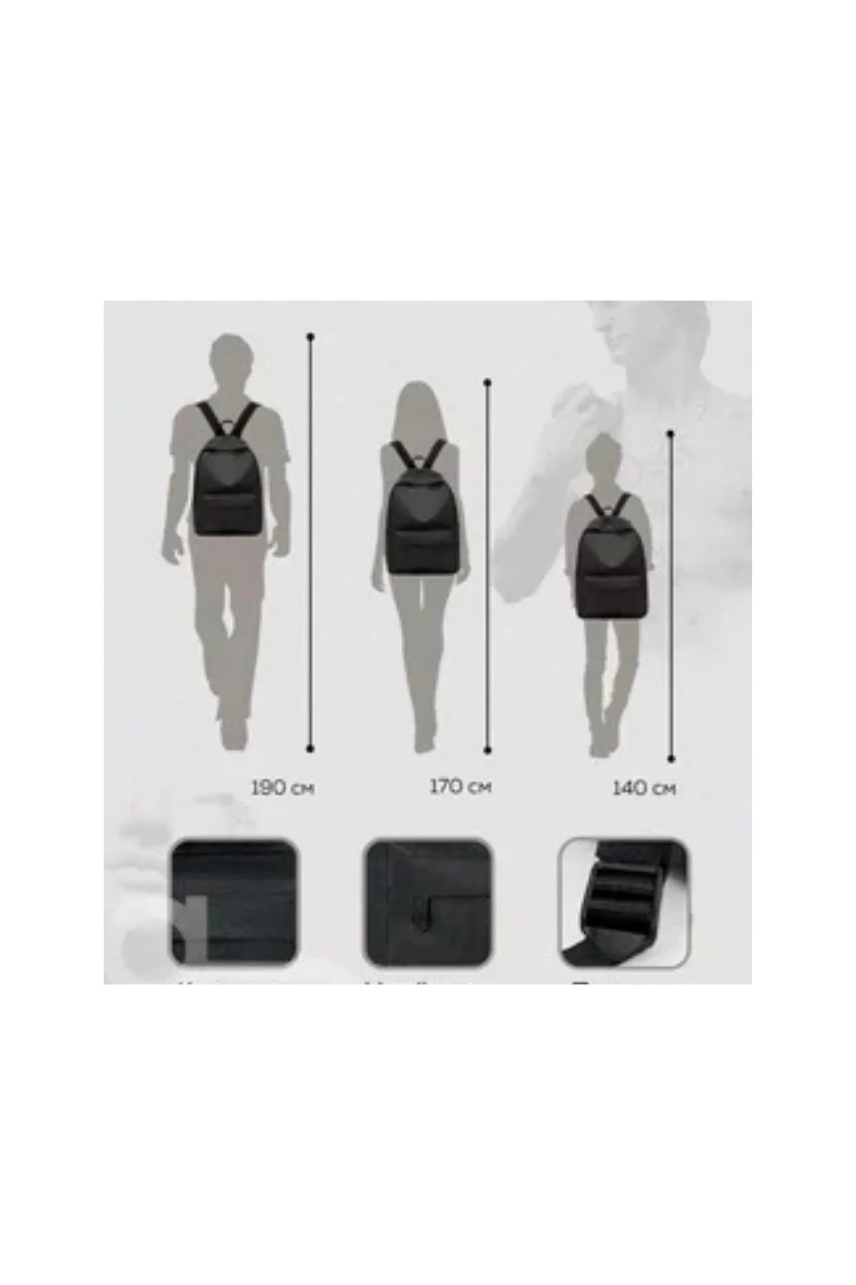 Unisex Sırt Çantası Spor Okul İş - Görsel 3