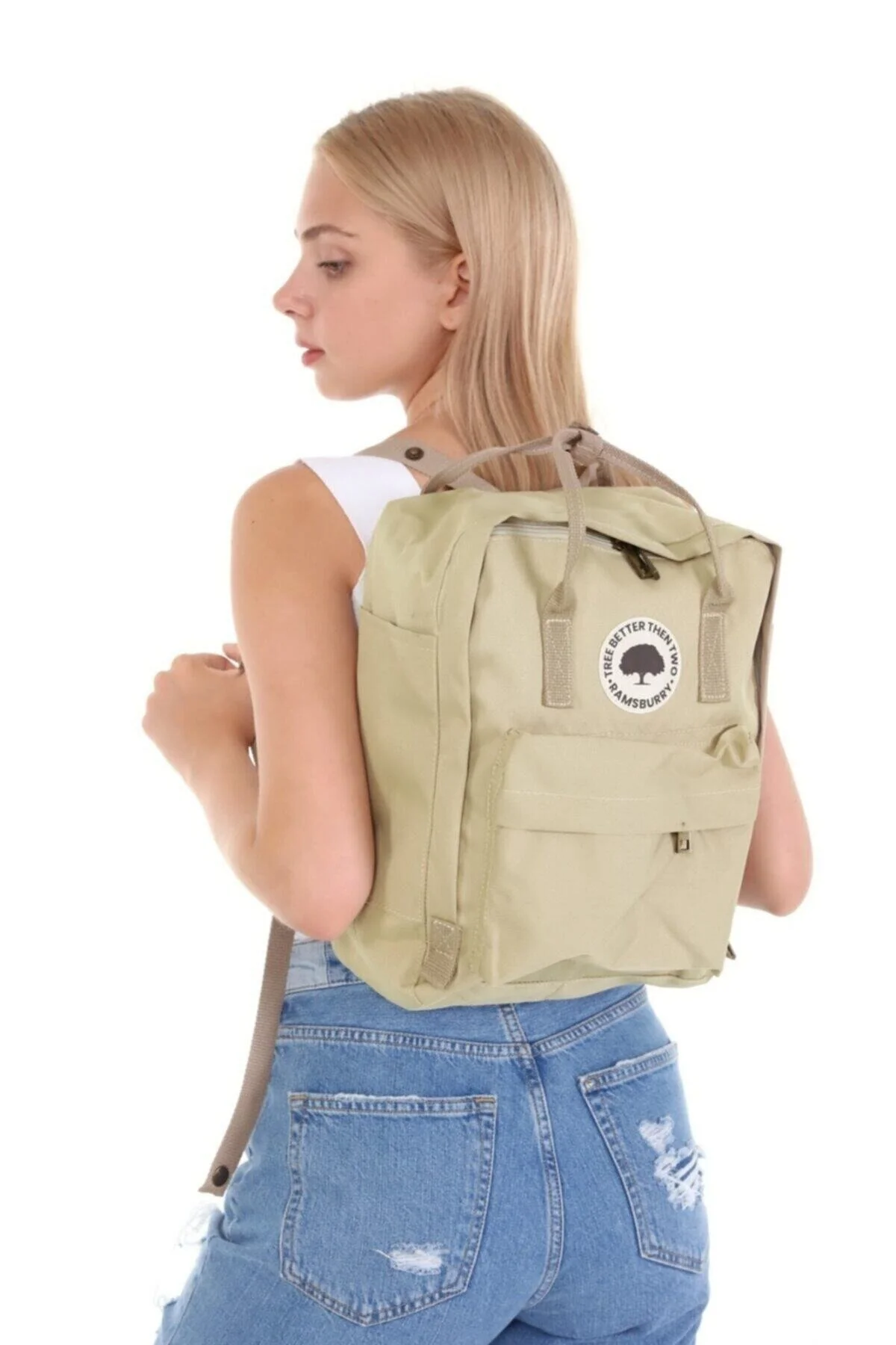 Unisex Siyah Renk Okul Çantası Uyumlu 14 Inç Laptop Çantası, Siyah Sırt Çantası - Görsel 5