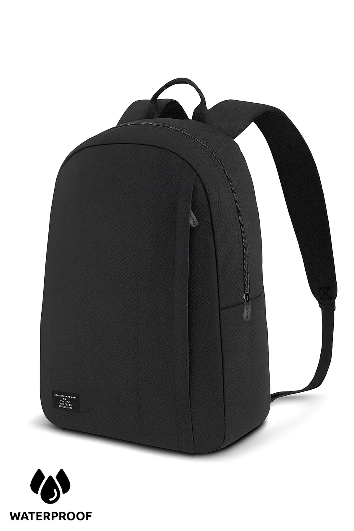 Unisex Su Geçirmez Siyah Kalemlikli Günlük Seyahat ve Okul Sırt Çantası - Görsel 2