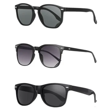 Uv400 Korumalı Unisex Güneş Gözlüğü 3'lü Fırsat Seti