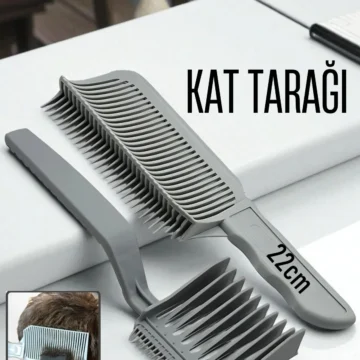Uzun Kat Tarağı Kavisli Kontur Geçiş Kat Kesim Kesim Tarağı 2 li SET Kuaför Berber 722201