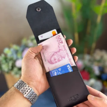Viral Hakiki Deri Bol Kartlıklı Kullanışlı unisex Cüzdanı