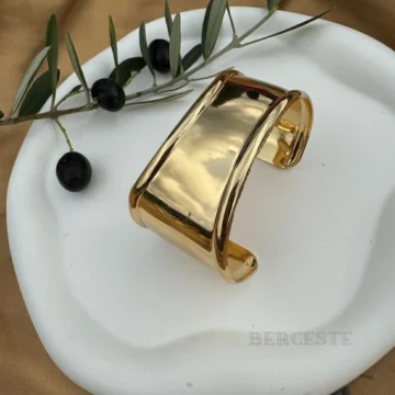 Xoxo Model Gold Kalın Kelepçe