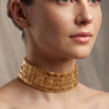 YENİ FULL KRİSTAL TAŞLI CHOKER KOLYE