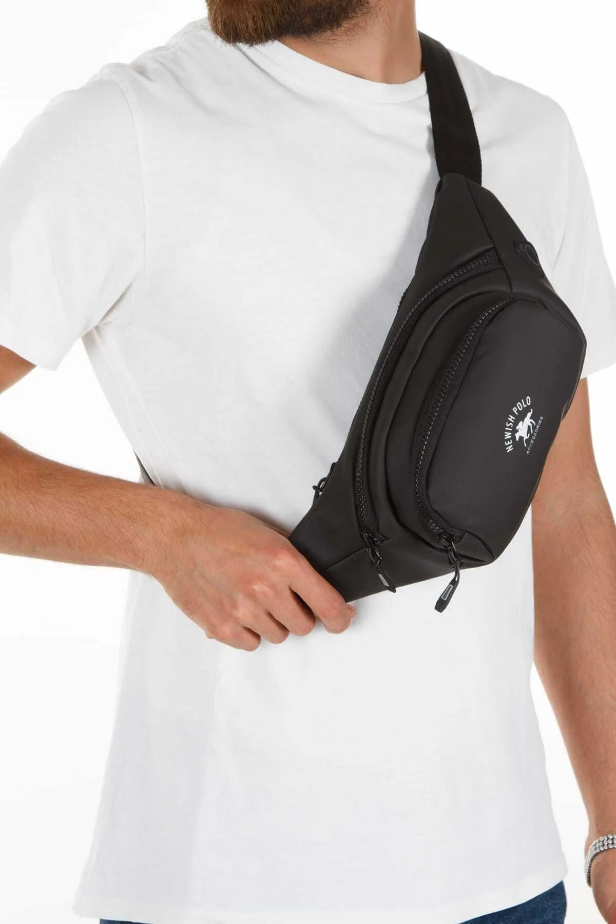 Yuppy Club Unisex Krinkıl Çapraz Askılı Bel Omuz Ve Spor Çantası - Görsel 8