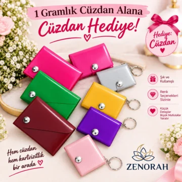 (ZENORAH)Birikim cüzdani - birikim ajandası 6 yaprak- kalem ve birikim notu yanında
