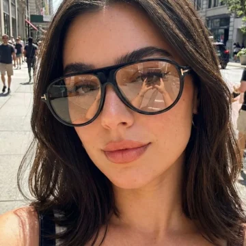 ZEUS- GÜNEŞ GÖZLÜĞÜ UV400 KORUMALI PİLOT SİYAH ÇERÇEVE NUDE CAM UNİSEX KILIF VE SİLME BEZİ HEDİYELİ